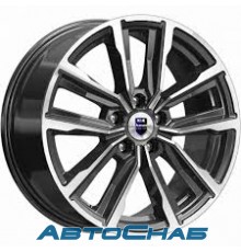 Диск 7.5x17 5x114.3 ET45 D67.1 K&K Лацио (КС964) Алмаз черный